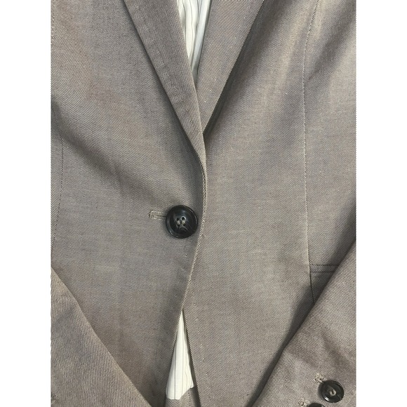 H&M Beige Women's Blazer Size S long Sleeves, Button Closure, Pockets - Picture 6 of 14